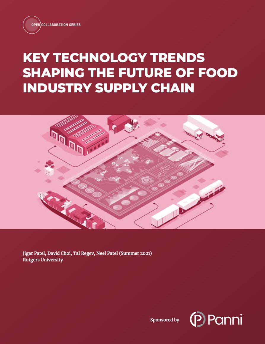 White Paper - Rutgers - Key Technology Trends Shaping the Future of Food Industry Supply Chain
