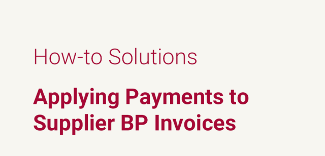 Headers-Applying-Payments-Supplier-BP-Invoices